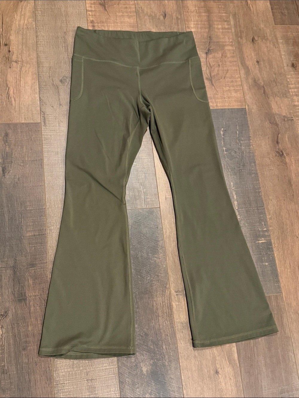 Under Armour Olive Green Flare Leggings